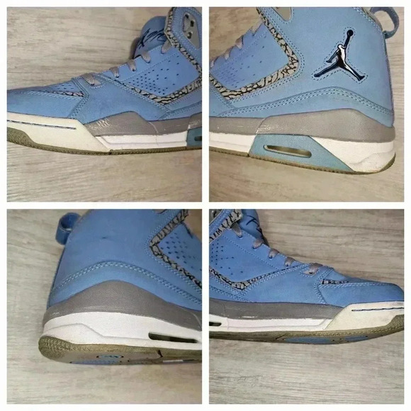 Jordan SC-2011 Vintage Flight Baby Blue White Collectible Sneakers Men's 9.5 - Picture 12 of 16